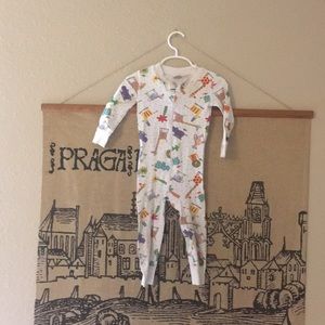 Hanna Andersson 100% cotton zip front romper